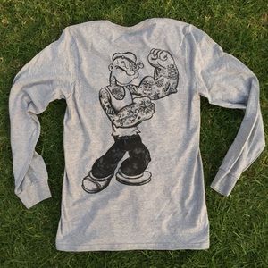 Shirts - Popeye the Sailor Man Long Sleeve Shirts - Popeye the Sailor Man Long Sleeve
